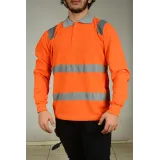 TURUNCU YAZLIK REFLEKTÖRLÜ SWEAT