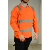TURUNCU YAZLIK REFLEKTÖRLÜ SWEAT