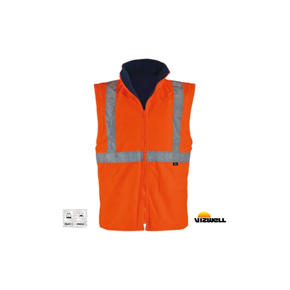 Vizwell VWJK44 300 D Turuncu Oxford 51 Reflektörlü Parka 5 Farklı Kullanım