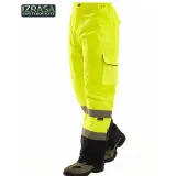 IZRASA NT187 Sarı Lacivert ProLine 300 D Oxford Cift Renkli Reflektorlu Pantolon