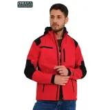 IZRASA Kırmızı ProLine Technical Softshell Design Mont