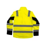 Vizvenn neon Sarı-Siyah Softshell Mont