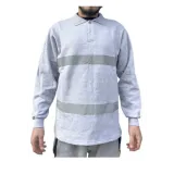 Reflektörlü Gri Şarfonlu Sweatshirt