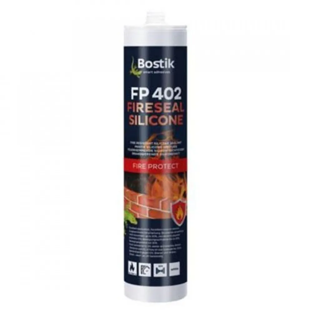 Bostik FP 402 Fireseal Yangına Dayanıklı B1 Silikon 310 ml Beyaz 12 Adet