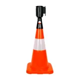 PVC Trafik Konisi 50 cm Reflektifli Trafik Dubası