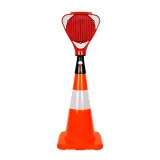 PVC Trafik Konisi 50 cm Reflektifli Trafik Dubası