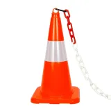PVC Trafik Konisi 50 cm Reflektifli Trafik Dubası