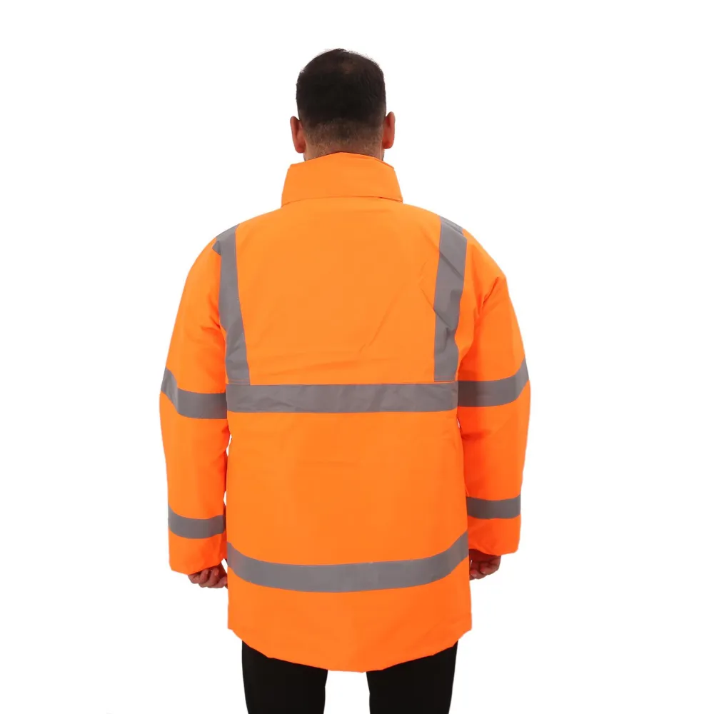 TP Orange Yüksek Görünüklü Fosforlu İşçi parkası